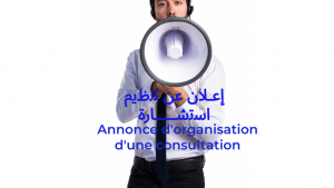 إعلان عن تنظيم إستشارة
