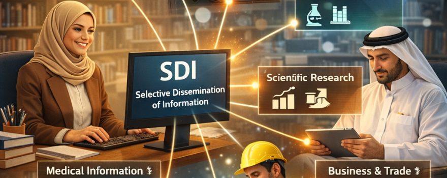 إطلاق خدمة  رقمية جديدة و هي خدمة  البث الانتقائي للمعلومات SDI