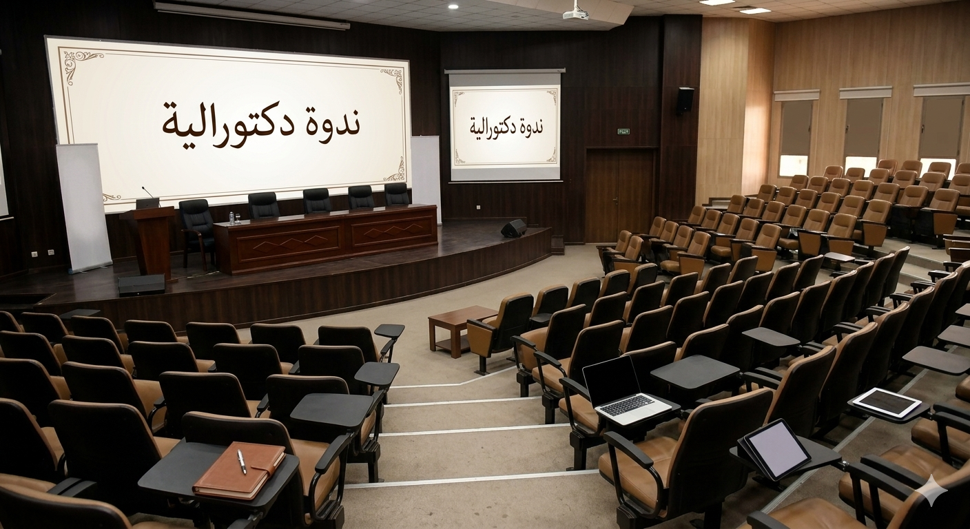 ندوة دكتورالية بعنوان مناهج البحث وآفاق استخدام أدوات الذكاء الاصطناعي في علوم الإعلام والاتصال