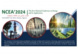 The first National Conference on Energy and its Applications NCEA’2024