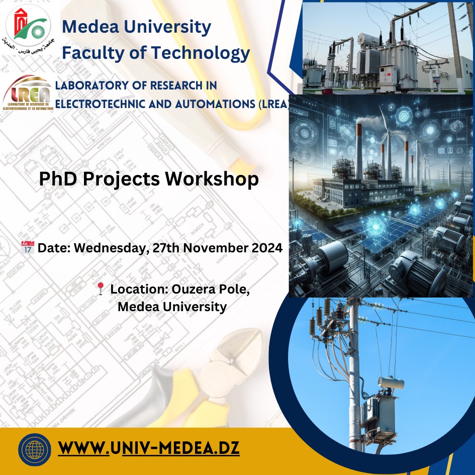 ورشة عمل مشاريع الدكتوراه (PhD projects workshop)